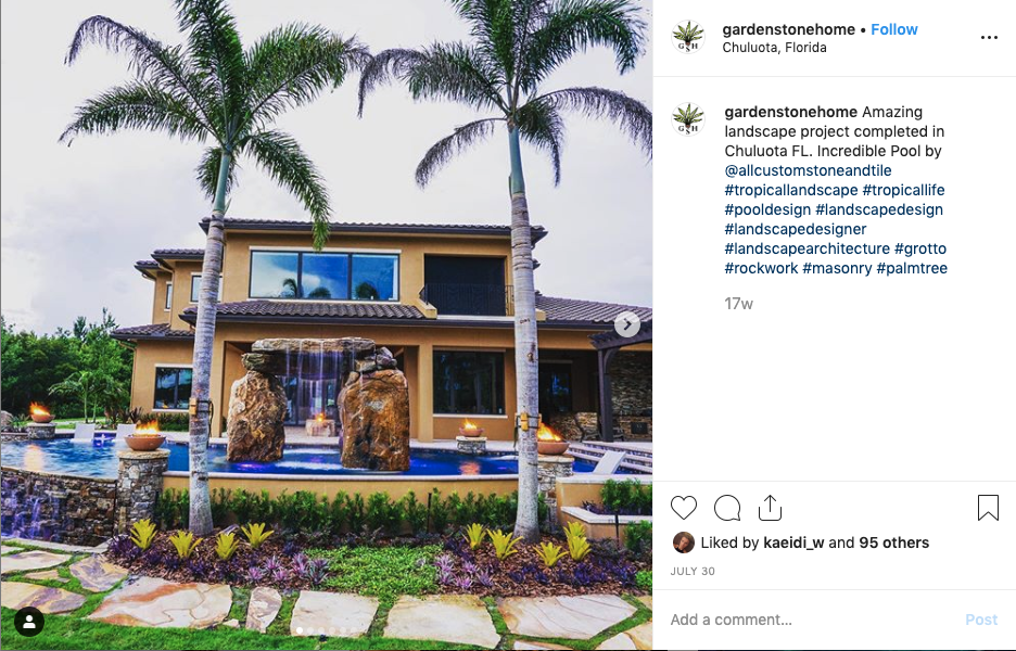 Garden Stone Instagram